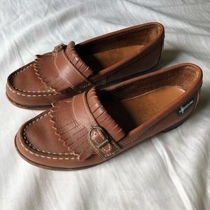 Vintage Eastland Clay Mud Orangish Brown Slip Ons